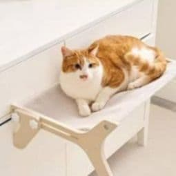 ハンモック 猫専用木製くつろぎハンモック