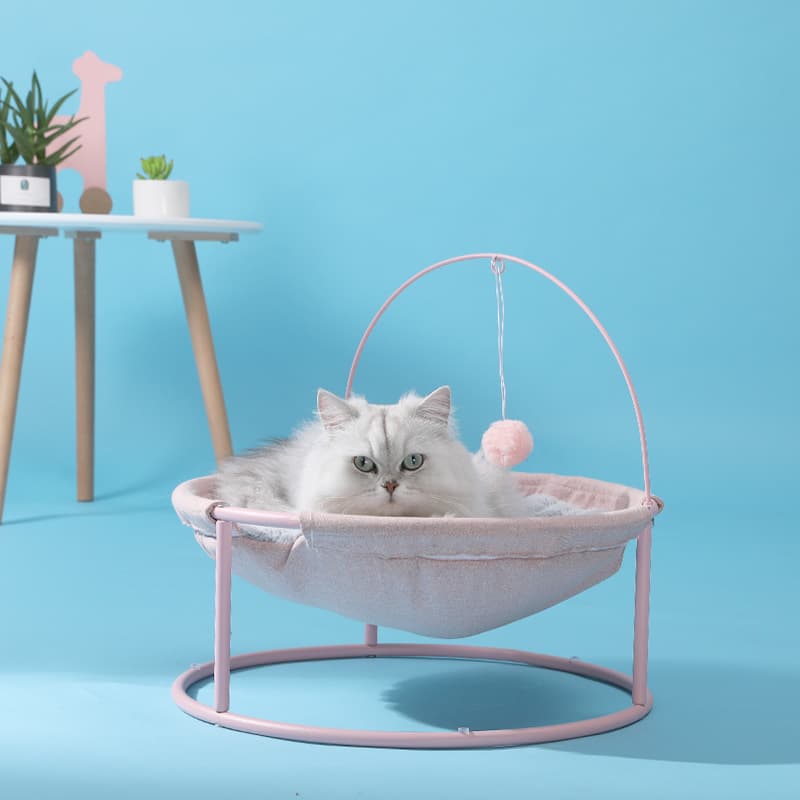 ハンモック 猫専用円形吊り下げ式くつろぎハンモック