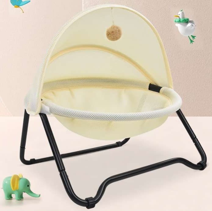 ハンモック 夏のふわふわ空中猫用ドレス付きベッド