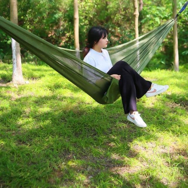 ハンモック 森林仲間屋外用網目織りハンモック
