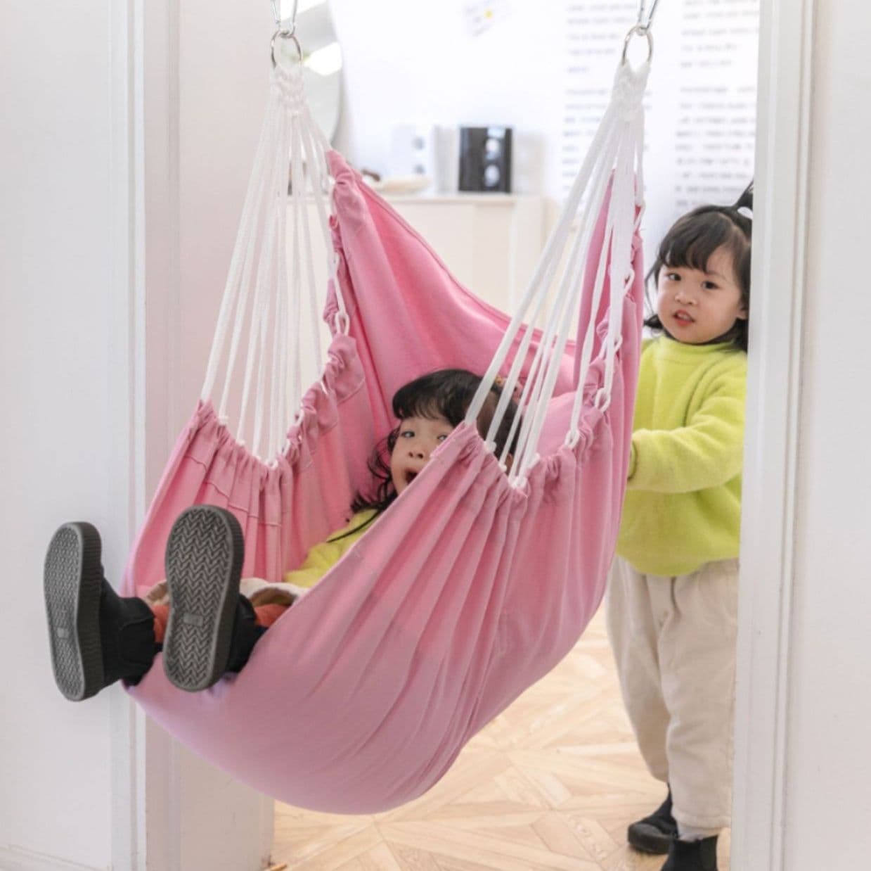 ハンモック 児童用室内吊り下げ式ゆらゆら椅子