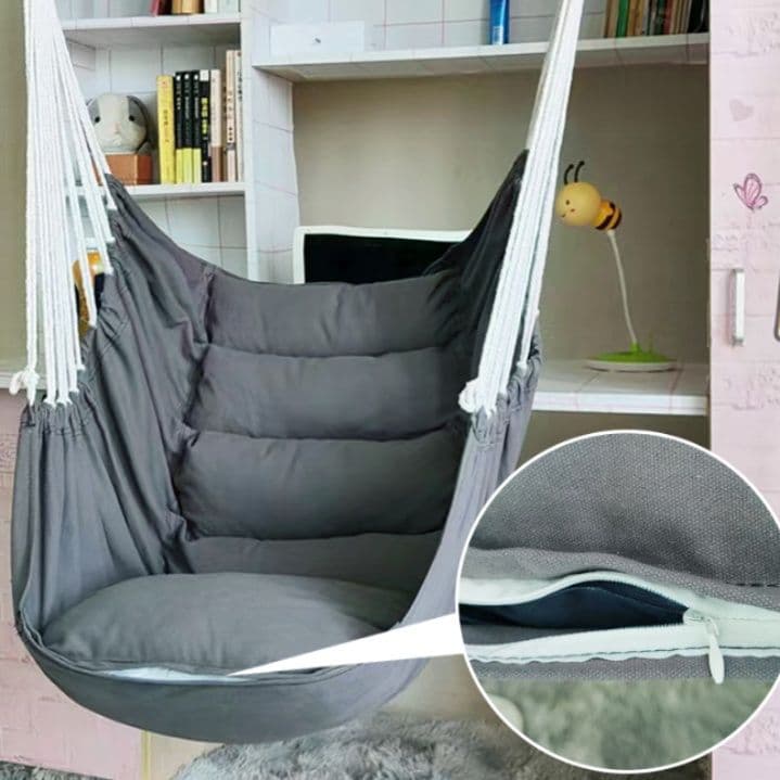 ハンモック 吊り下げ式座椅子型室内用ハンモック