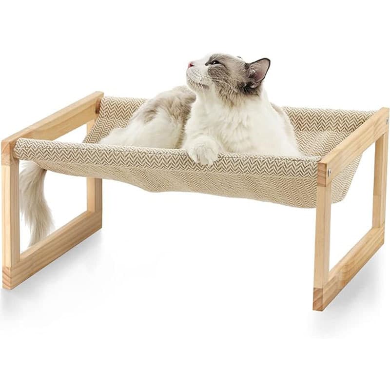 ハンモック 木製フレーム猫用ハンモック休憩台